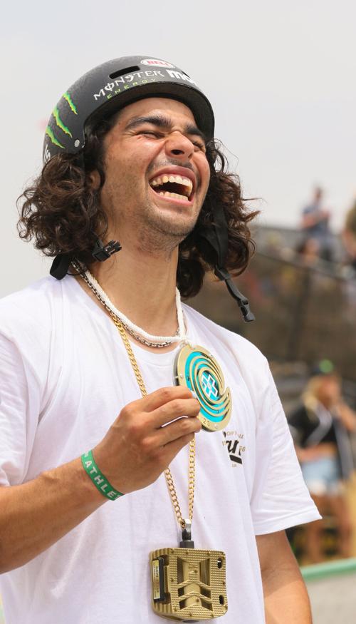 Kevin Peraza claims his third X Games medal, second gold, of the weekend