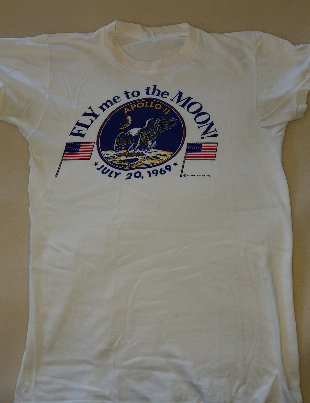 Apollo 11 Mission Boys Girls Short Sleeve Tee