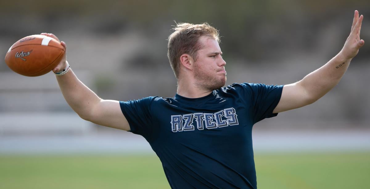 Optimism reigns on Pima Aztecs' last-ever first day of practice