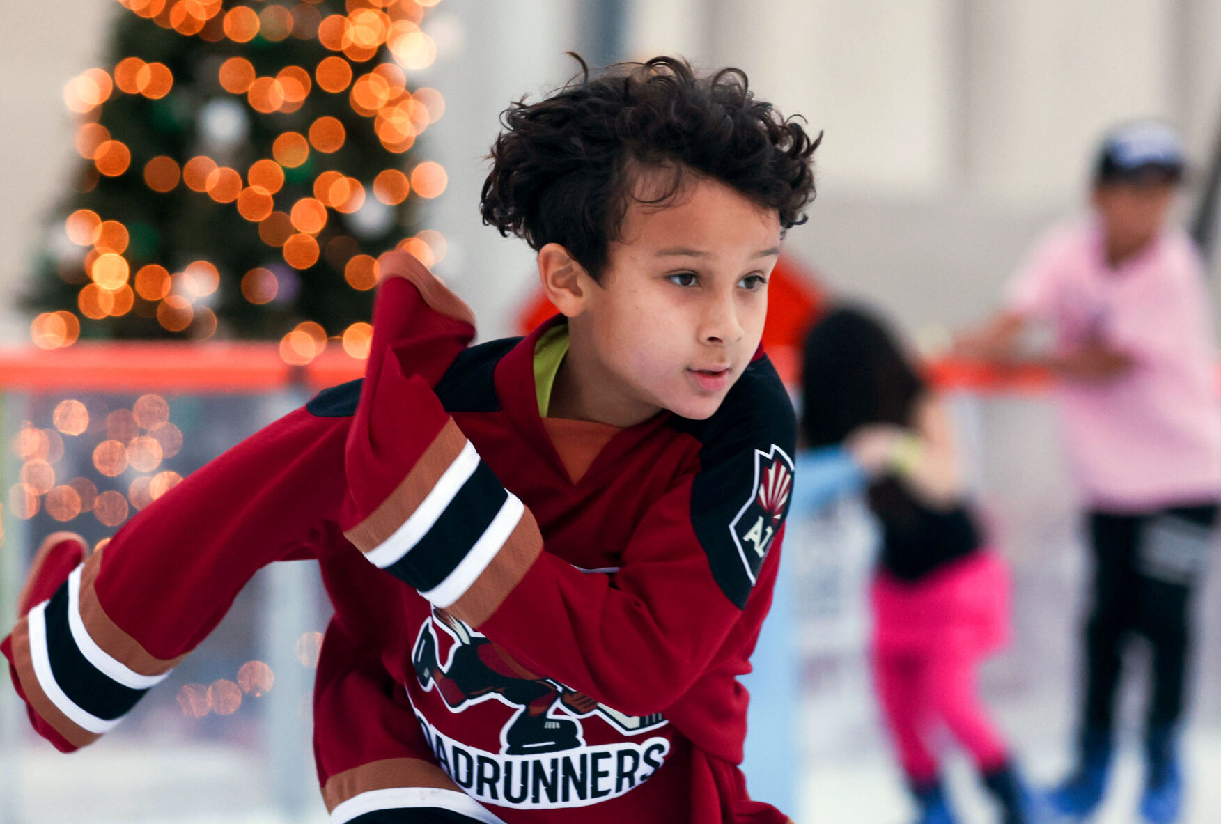 Hitting the ice sans wintry weather