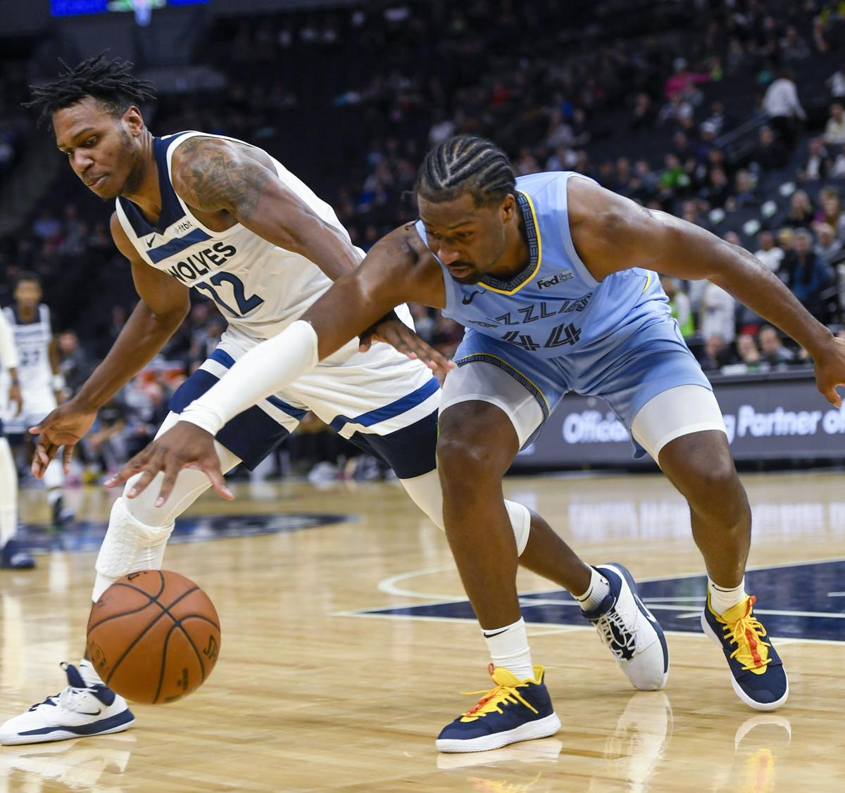 Grizzlies Timberwolves Basketball