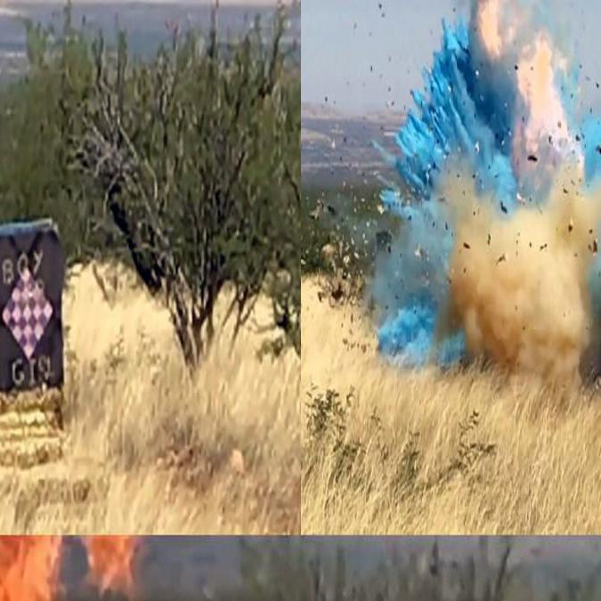 Watch Explosion At Border Agent S Gender Reveal Party That Sparked