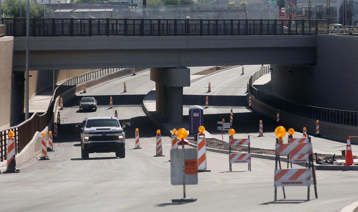 Tucson underpass, street project nearly complete