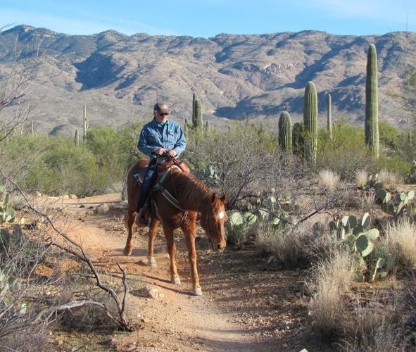 Equestrian on the trail