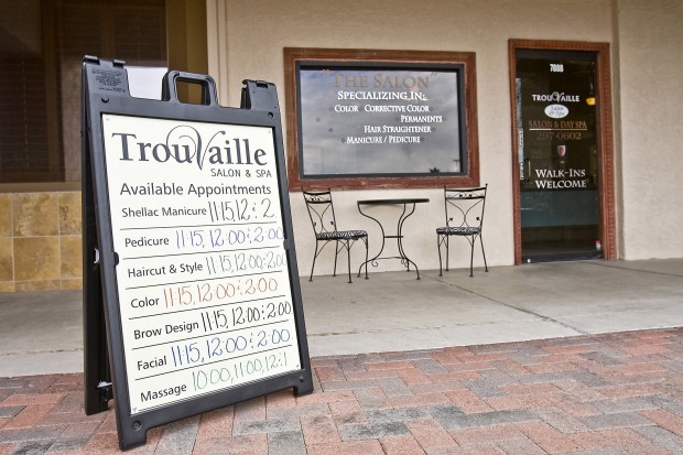 Oro Valley A-frame signs