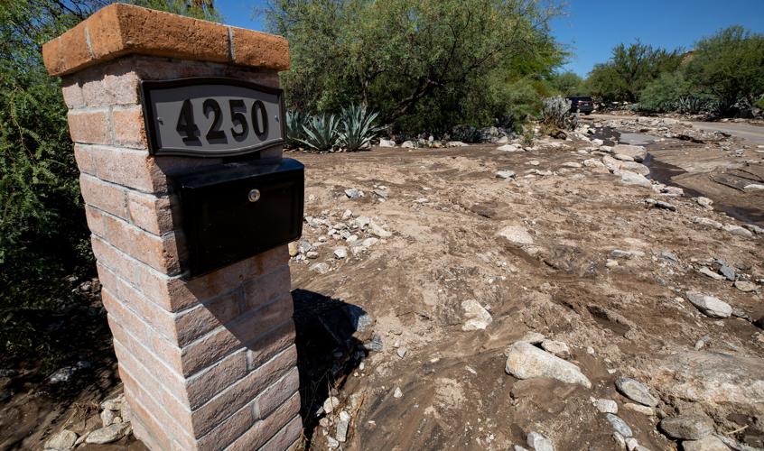 Finger Rock Wash, flooding