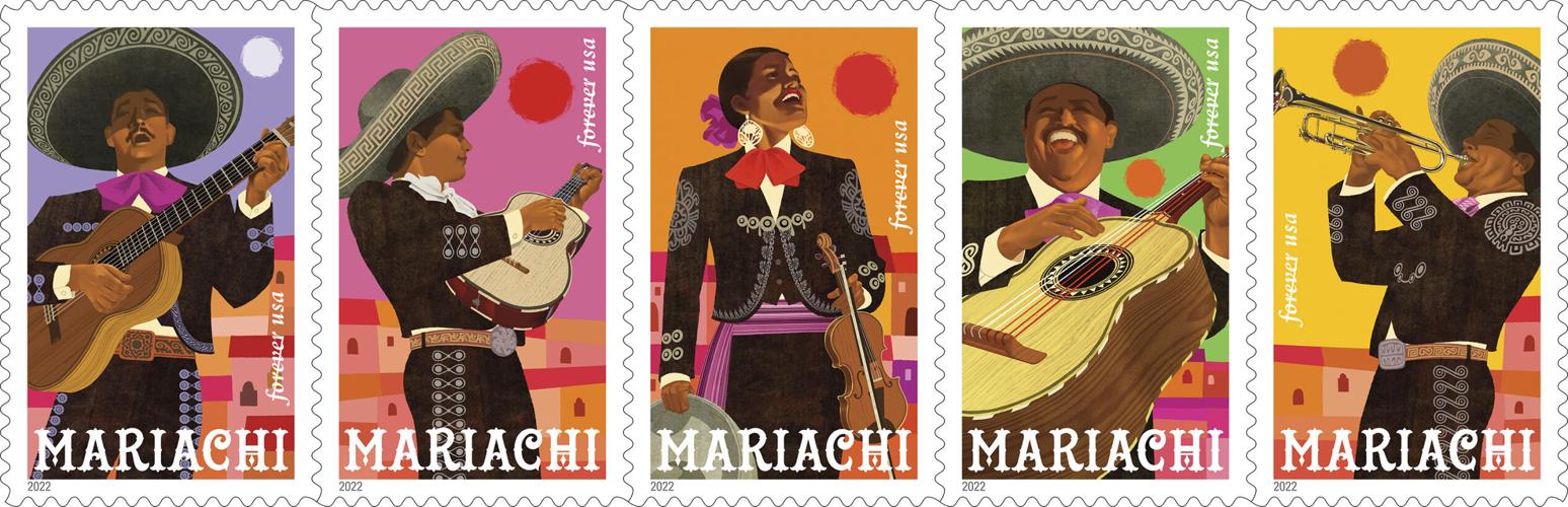 Mariachi stamps, 2022 (LE)