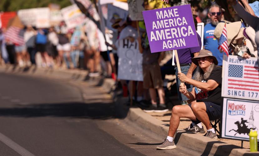 Thousands in Tucson part of national "No Kings" protests