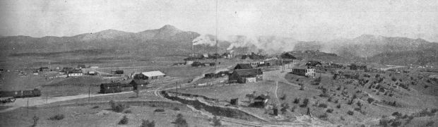 Arizona Smelting Co. smelter, mill and town of Humboldt