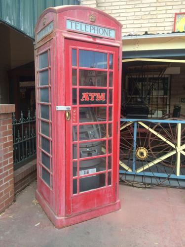 Phone booth in Trail Dust town