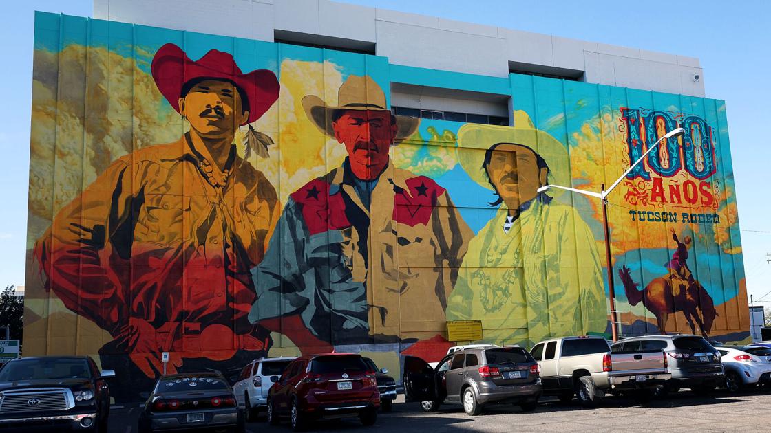 New downtown mural honors 100 years of Tucson rodeo