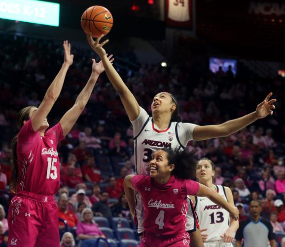 Arizona Wildcats vs California Golden Bears in Women's Basketball