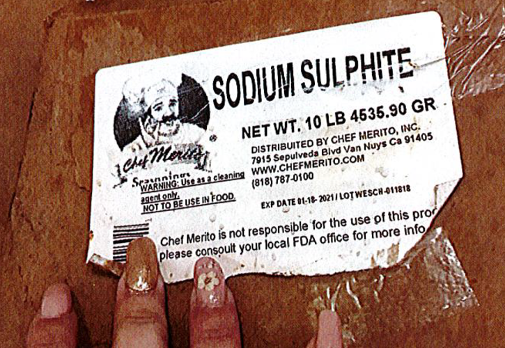 Carniceria used banned preservative