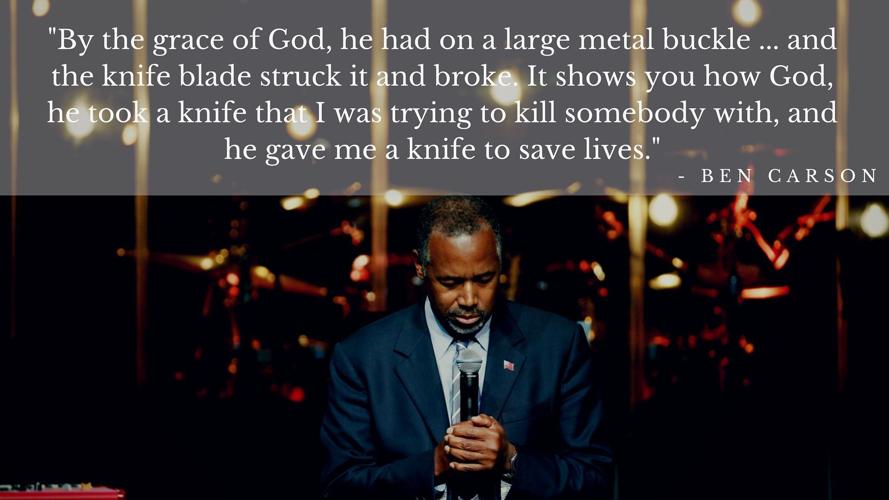 Ben Carson on his temper as a teenager.