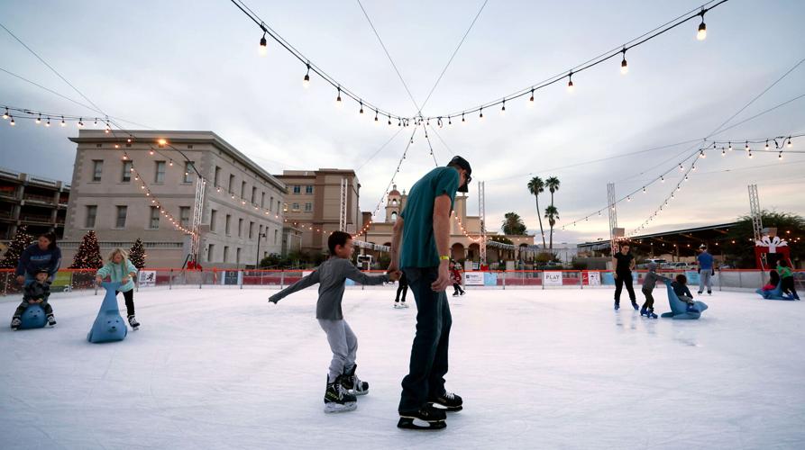 Hitting the ice sans wintry weather