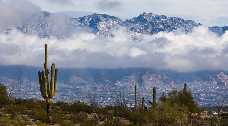 New Year's Day snow in Tucson