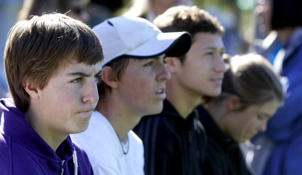 TENNIS PLAYERS HIT THE COURTS   