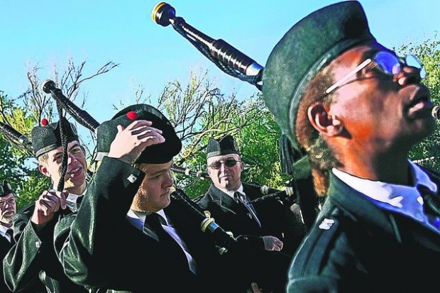 Bagpipes sound at annual event  