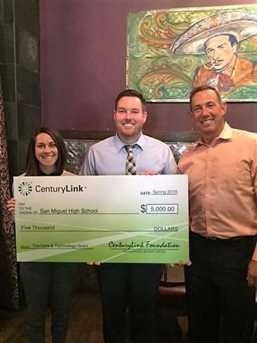 San Miguel HS CenturyLink grant