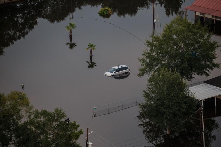 Harvey flooded cars