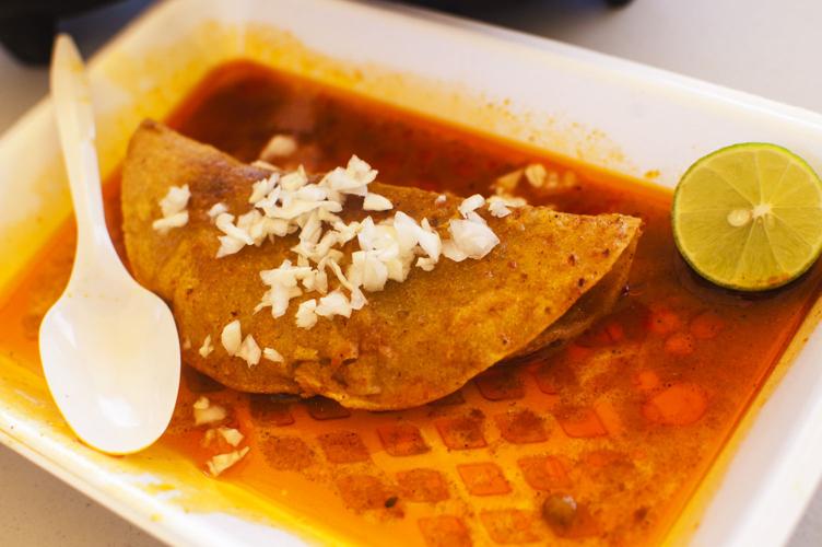 Taco No. 51: At the car wash, even tacos get wet