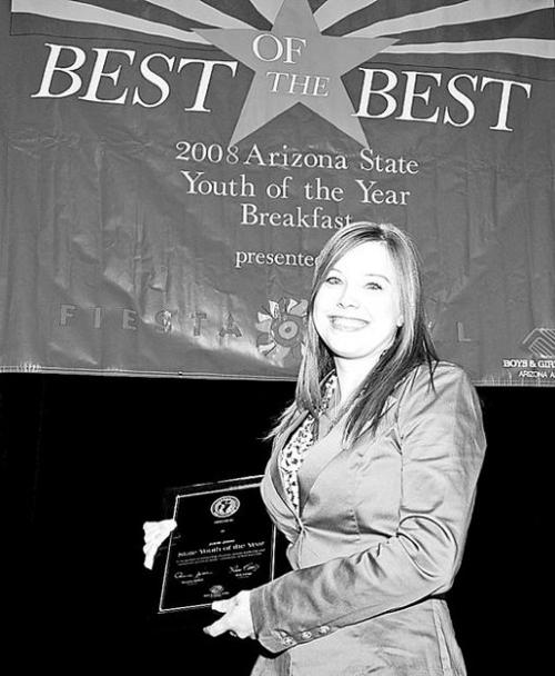 Tucsonan is Boys & Girls Club state youth of the year  
