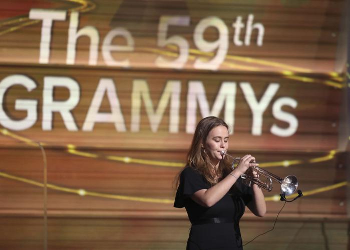 The 59th Annual Grammy Awards - Miranda Agnew