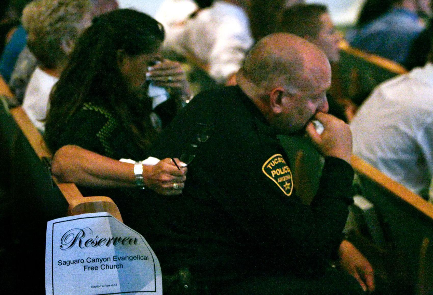 Photos Funeral for slain Tucson Police Officer Erik Hite in 2008