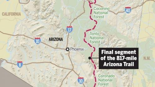 Just A Few Miles Left To Complete Arizona Trail Recreation Tucson Com