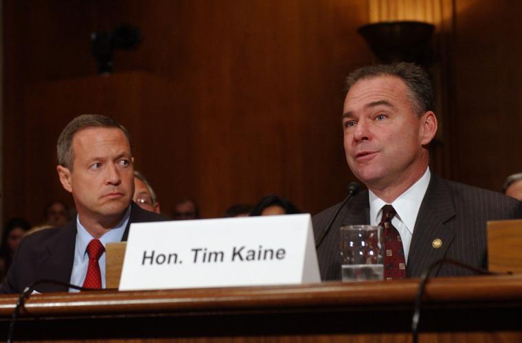Tim Kaine with Martin O'Malley, 2007
