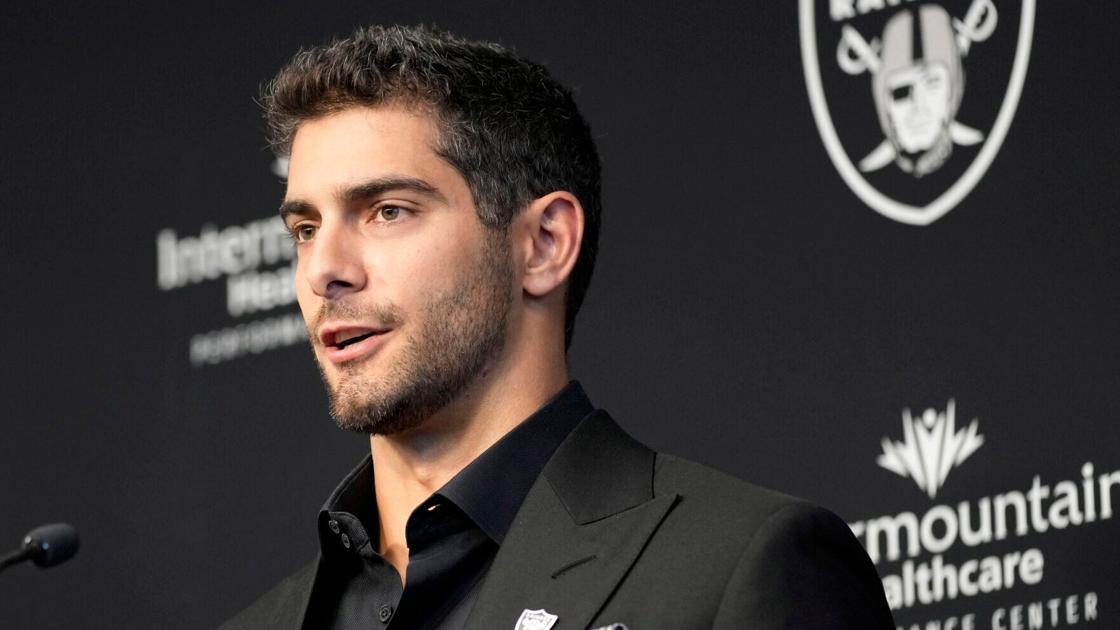 Raiders’ Garoppolo could be out until July