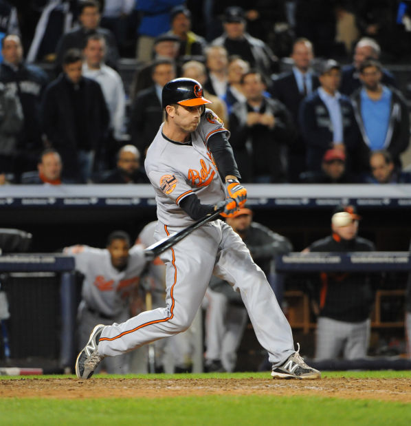 Photo: J.J. Hardy slide in Baltimore, MD - WAG2012090705 