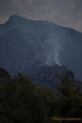 Reader photos: Finger Rock fire