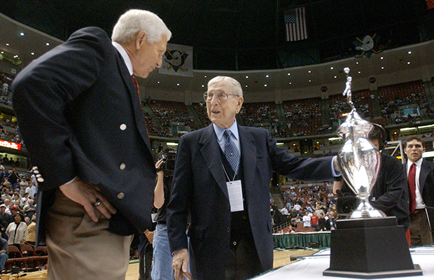Lute Olson, John Wooden