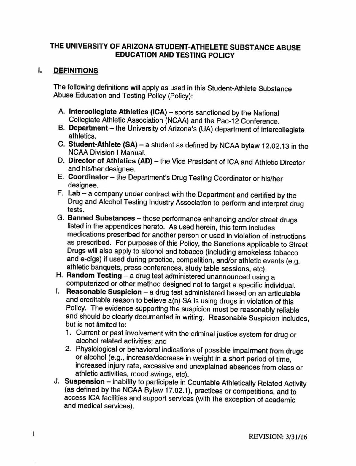 UA's response, page 3