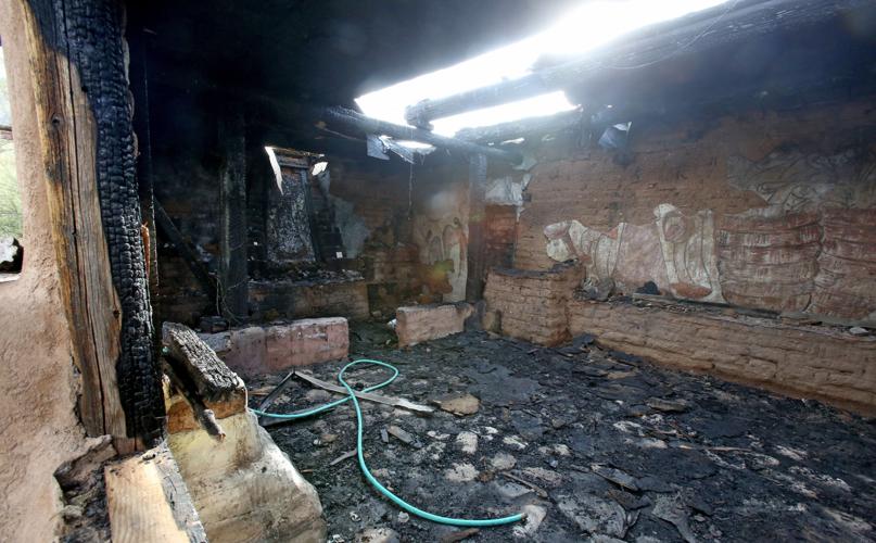 DeGrazia Chapel fire damage