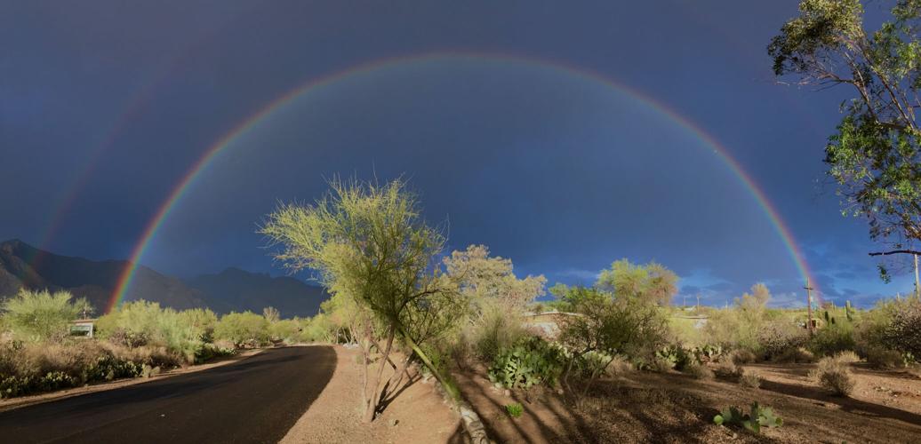 Rain, rainbow