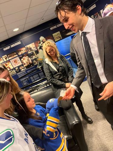 Dylan Cozens homecoming Vancouver