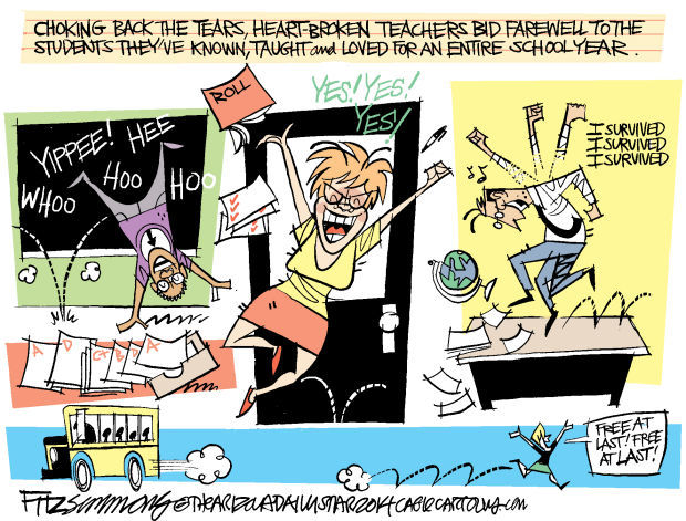 Daily Fitz Cartoon: Hello Summer