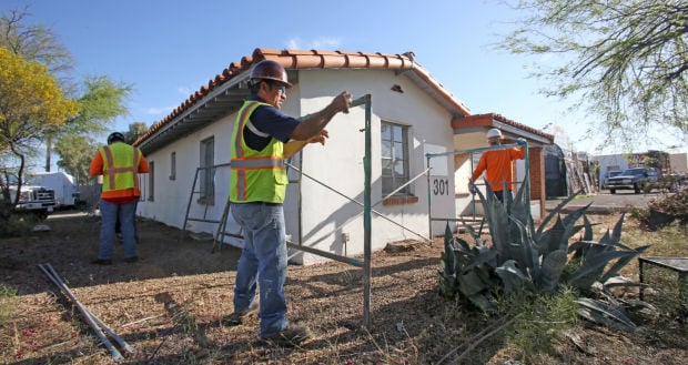 Grant Road demolition preparation