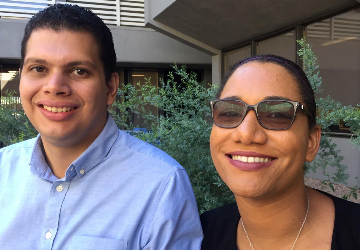 Myrelis Diaz and Jose Bermudez