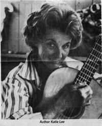 Tucson notable: Tucson folk singer Katie Lee