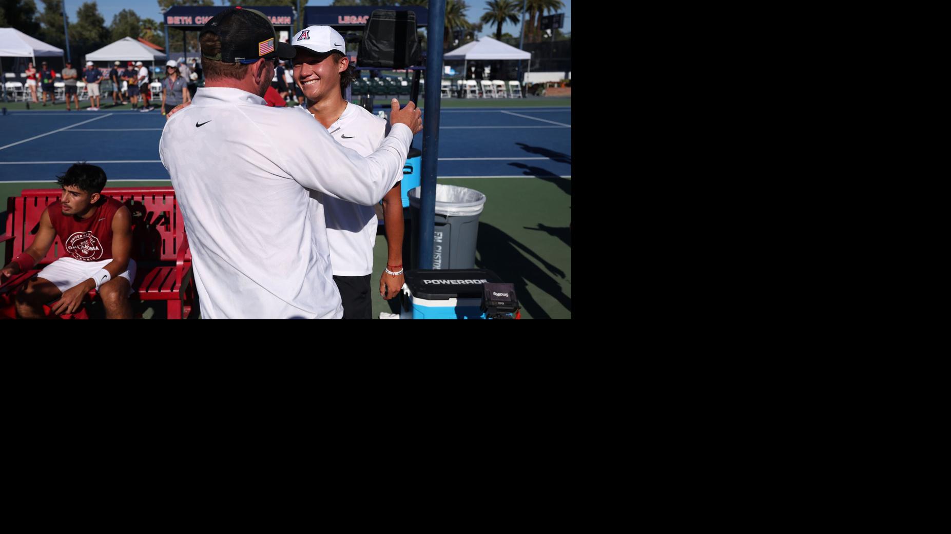 Arizona men’s tennis advances to first-ever Elite Eight