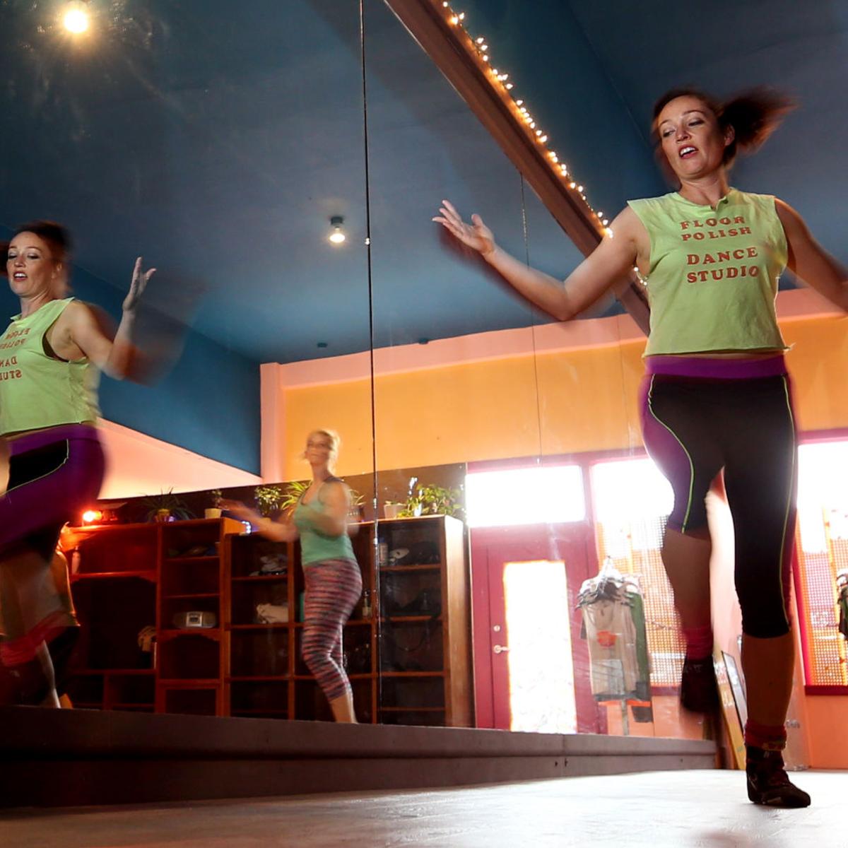 Fun Sassy Fitness Studio Floor Polish Has A New More Visible