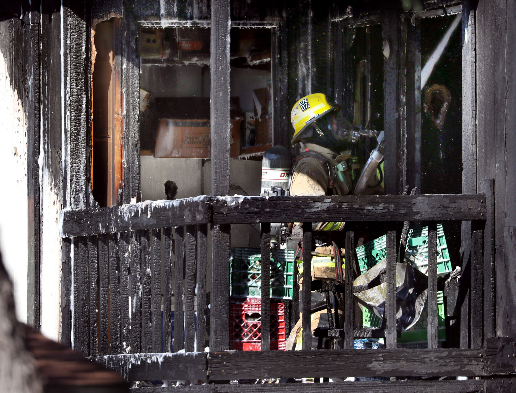 Photos: Two-alarm apartment fire in midtown Tucson displaces 6 people