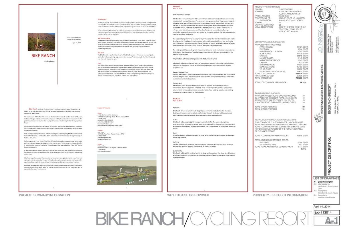 Bike ranch proposal