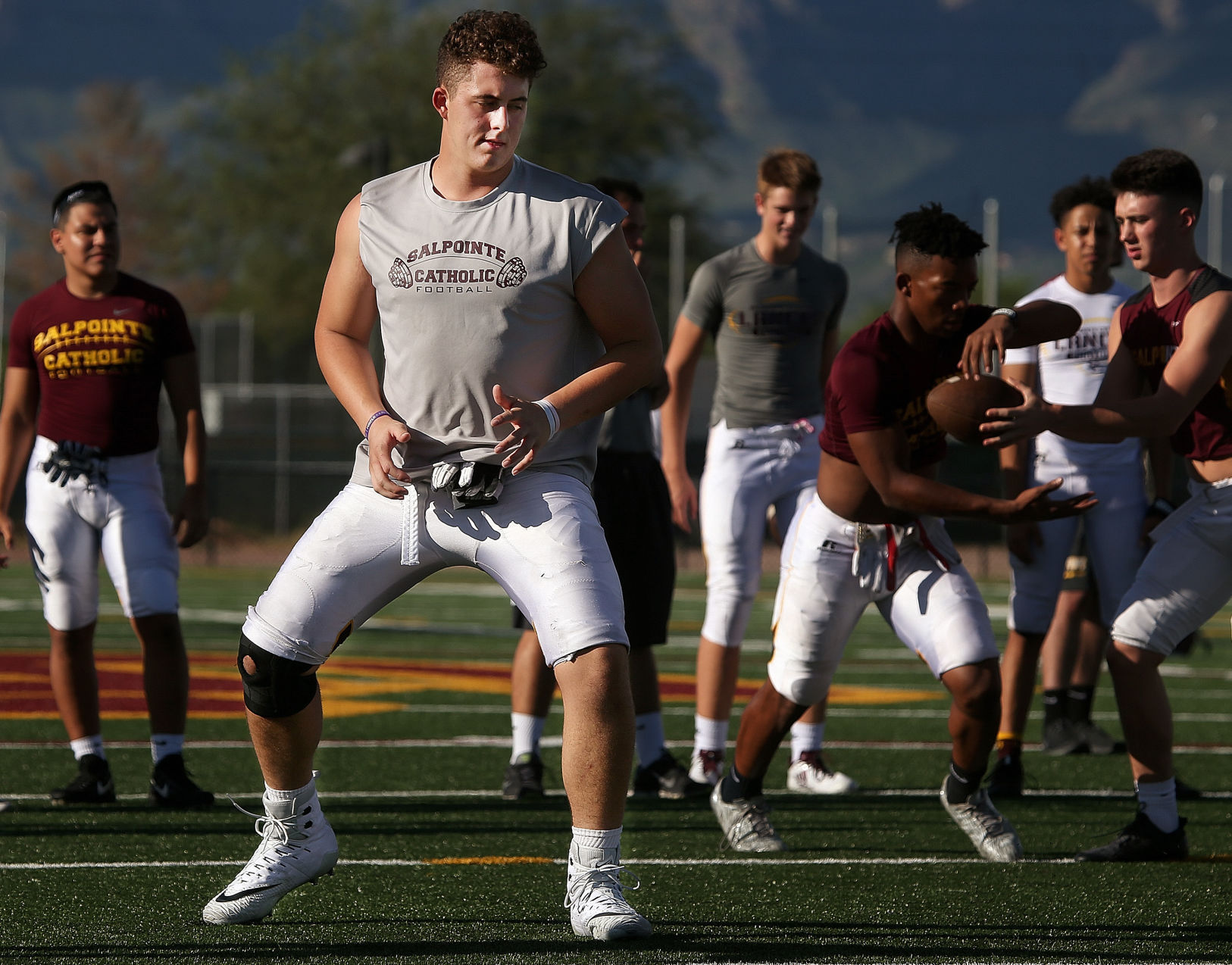 Ex Salpointe Catholic OL Matteo Mele will start at center for