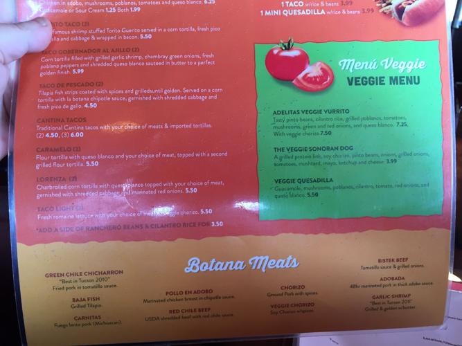 La Botana menu