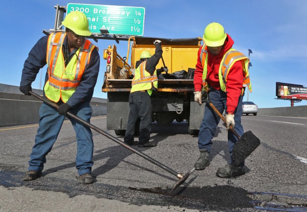 Potholes popping up all over