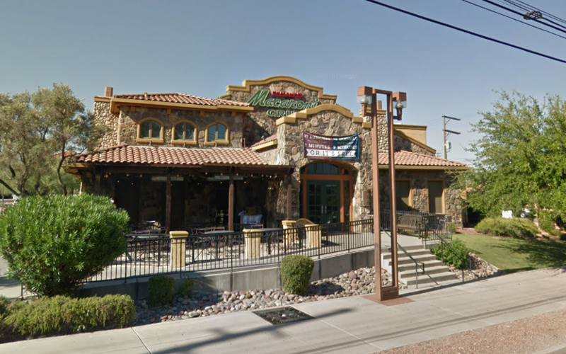 Macaroni Grill, two locations